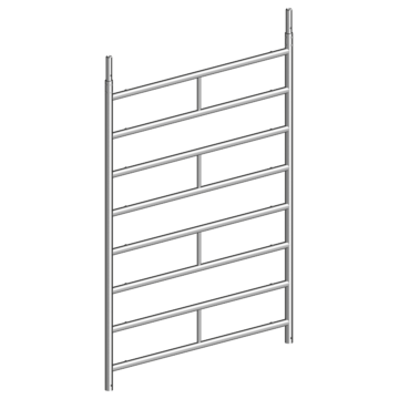 Alumínium létrás keret 150/8 - 2 m